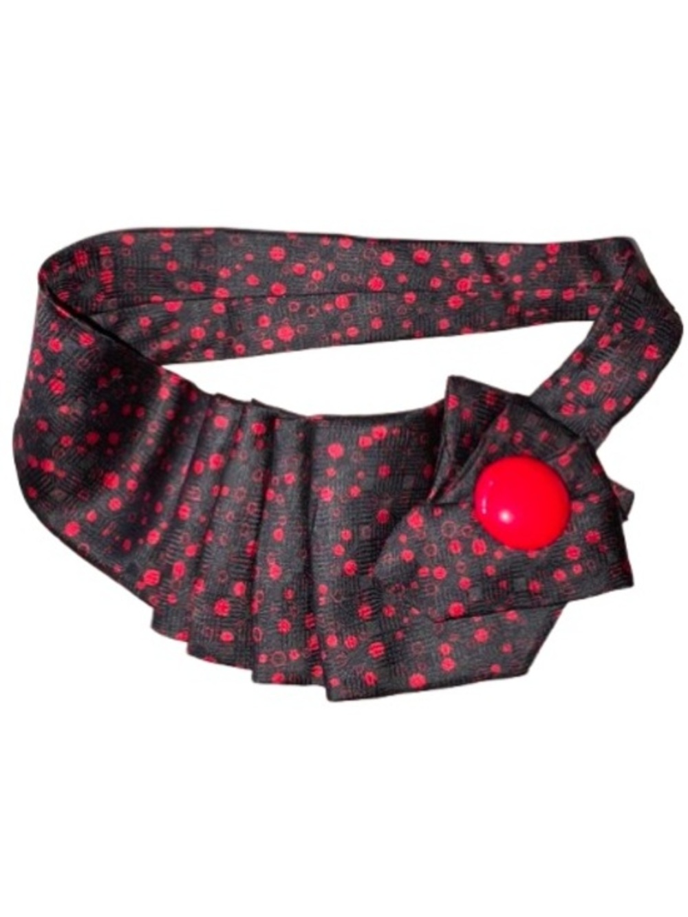 Stanley Blacker black with red polka dots headband